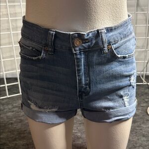 Indigo Rein Light Blue Jean Shorts